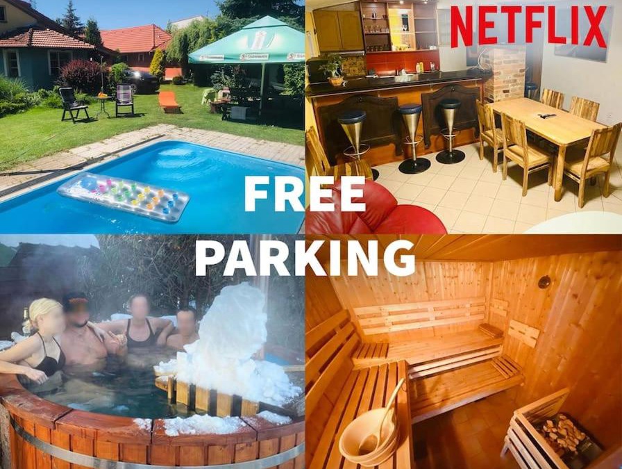 Pelhrimov House | Party/Wellness House Pool/Hot tub/Sauna