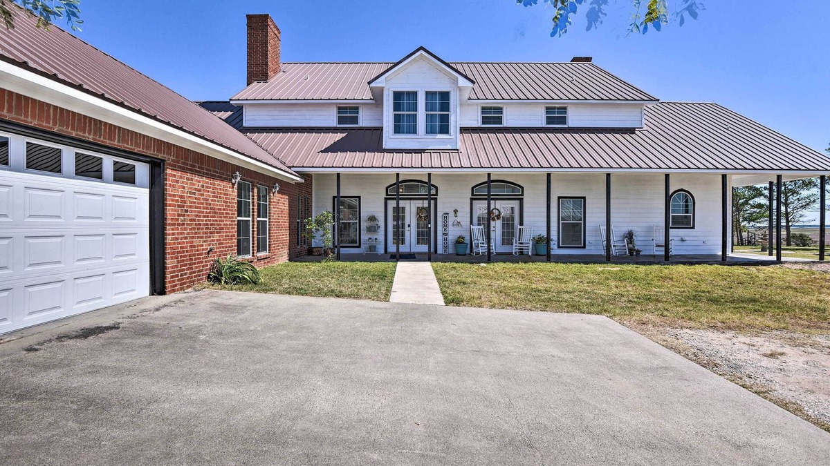 Bellevue House | Patio & Covered Porch: Spacious Bellevue Home!