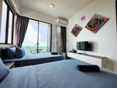 Kampung Bahasa Kapor Apartment | PD D’Wharf Seaview & Sunset Suite (Up to 3 Pax)