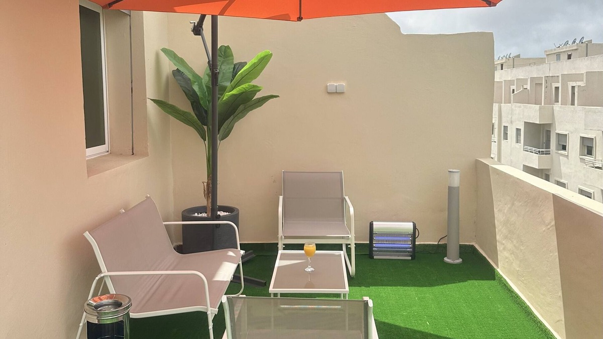 Gueznaia Apartment | Peaceful 2-bedroom apartment with terrace in Tangier , mountains panoramic view