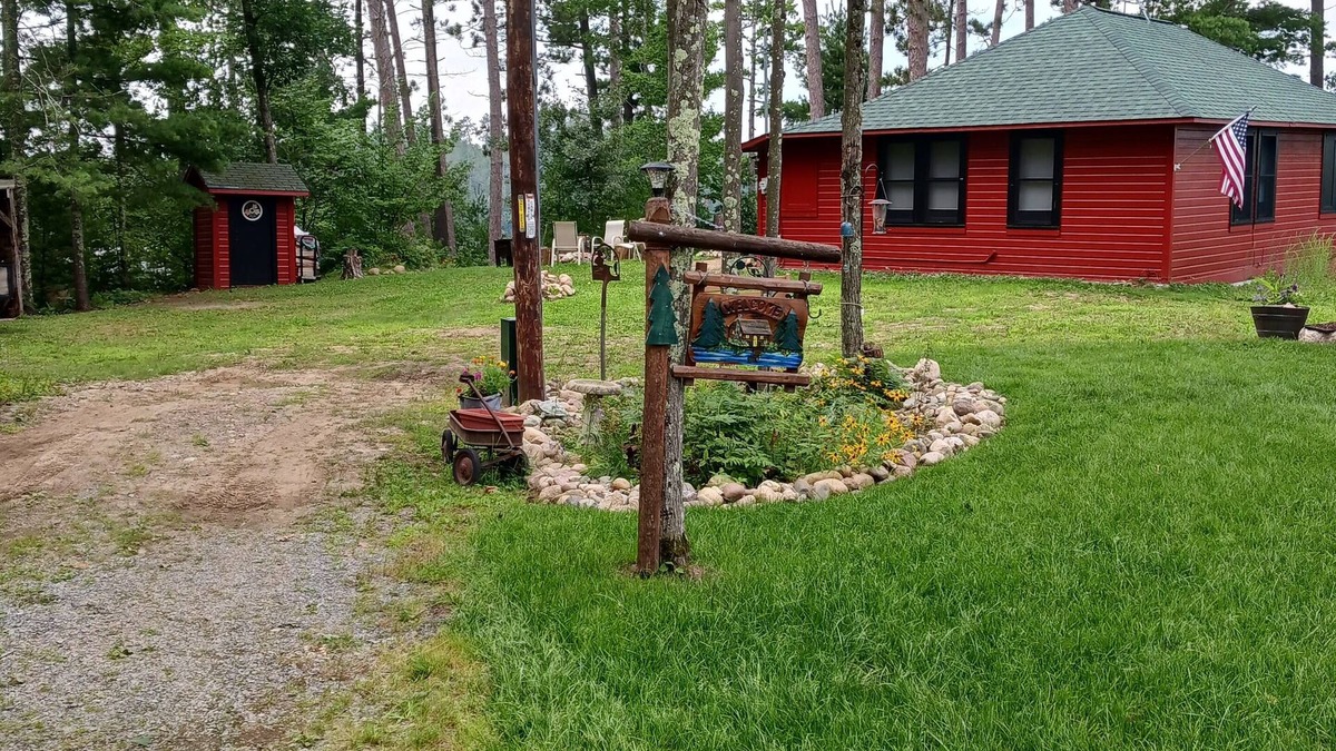 Elcho Cabin | Peaceful 2-bedroom cabin in Elcho on Lower Post Lake.