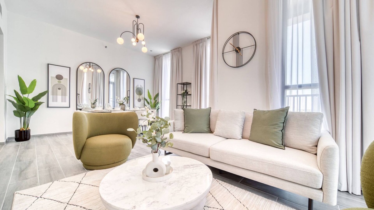 Dubai Production City Apartment | Peaceful 2BR w/Assistant’s Room at Mesk 1 Midtown Dubai Production City by Deluxe Holiday Homes