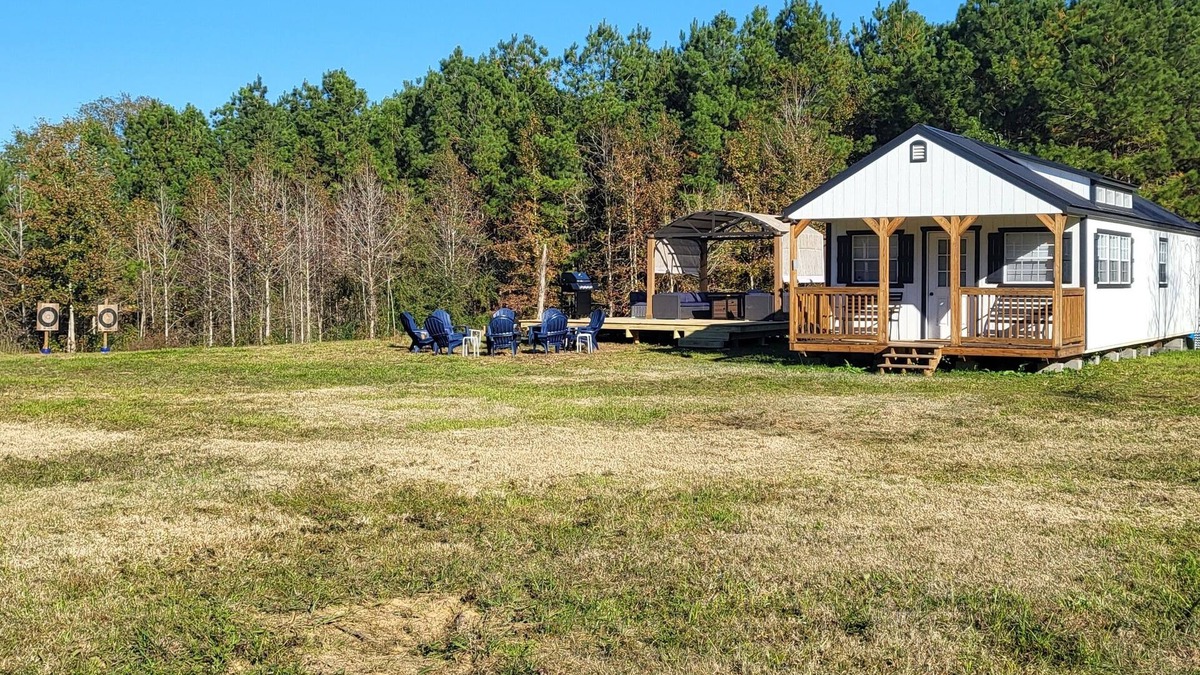 Broaddus House | Peaceful and Private Cabin with fun activities for family & friends on 25 Acres