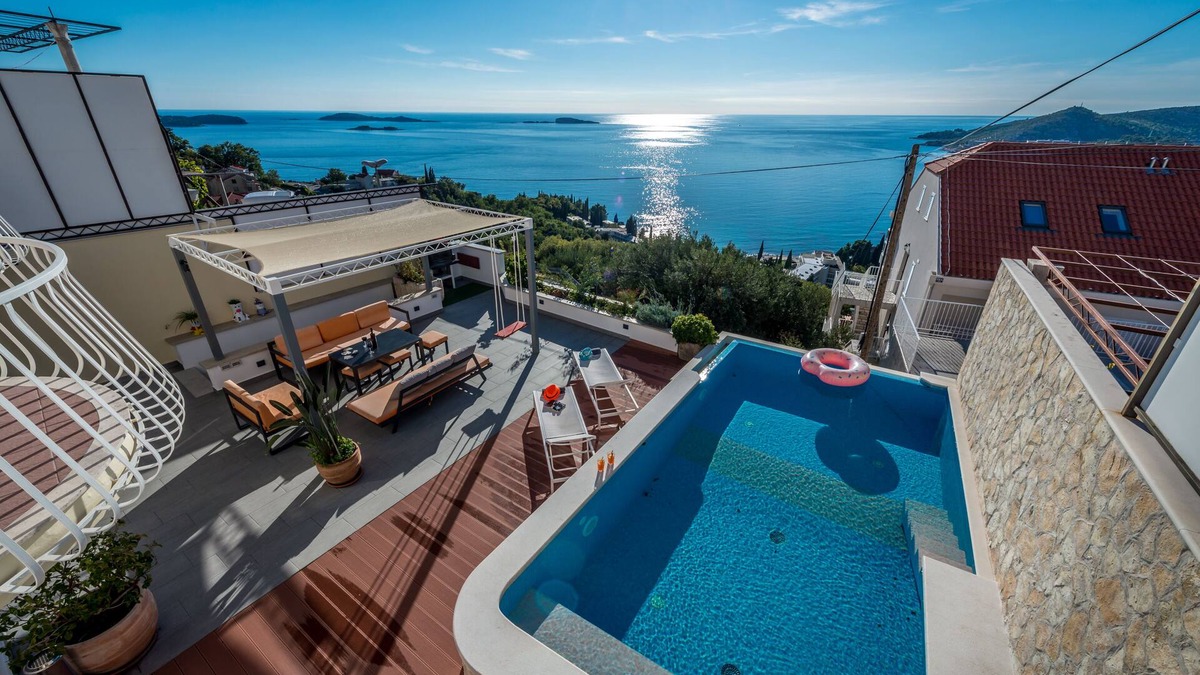 Mlini House | Peaceful and quiet place with private infinity edge pool and beautiful view