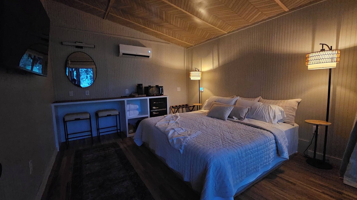 Alvord Cabin | Peaceful Cabin for 2 - 10 Min. from Downtown Decatur - 4 Cabins Total Available