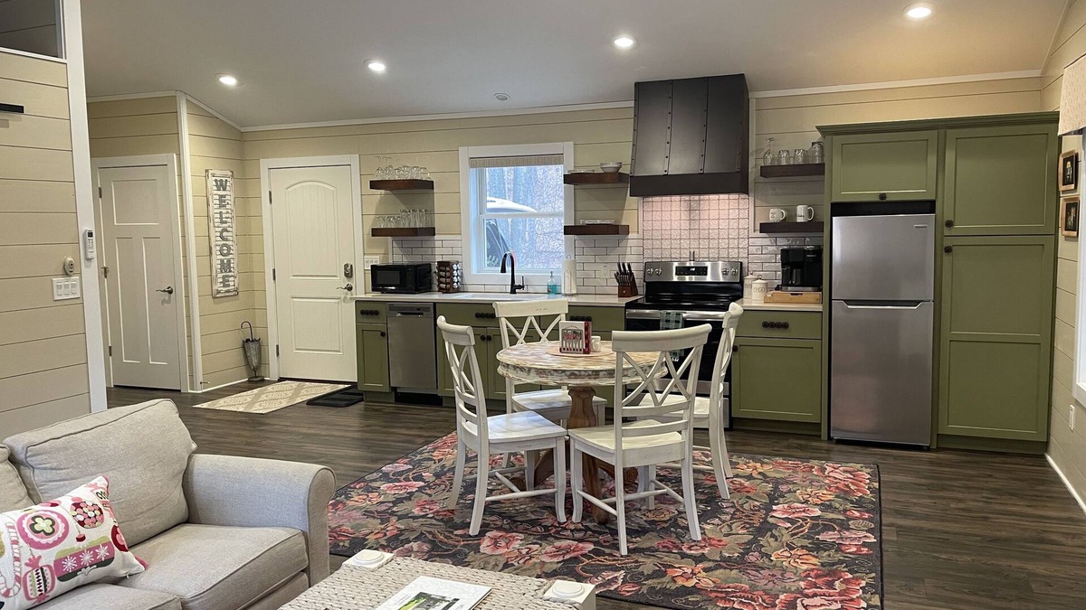 Traverse City Cabin | Peaceful cabin in our private woods, close to bike trail, winery, and lakes.