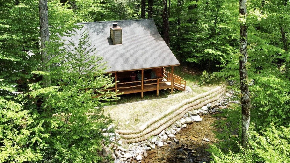 Burnsville House | Peaceful Creekside Retreat at the foot of Mt. Mitchell!
