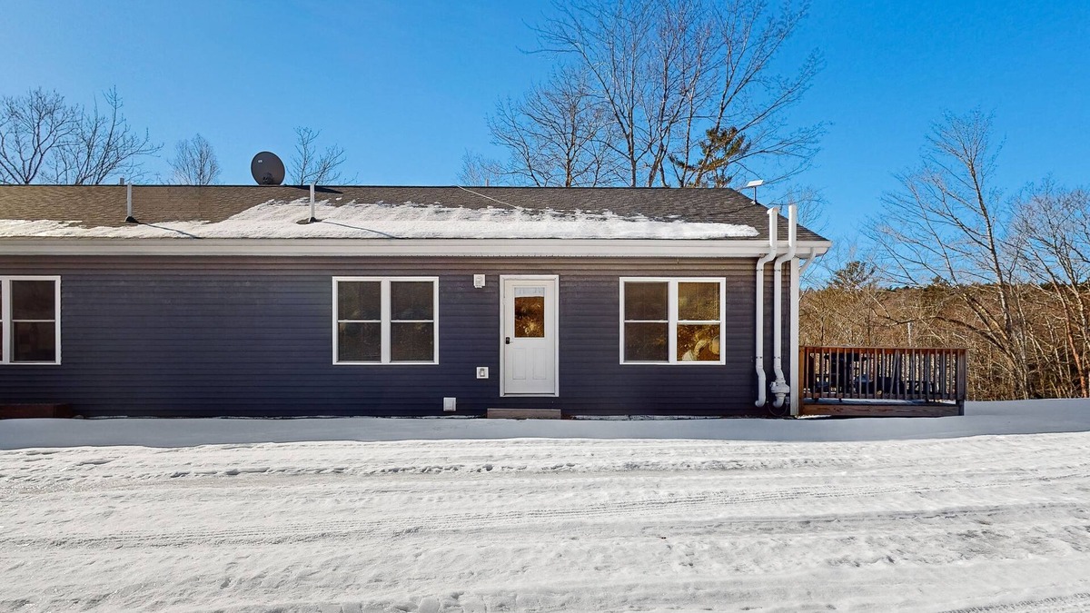 Dedham House | Peaceful duplex with private deck, peaceful views, grill, & private W/D
