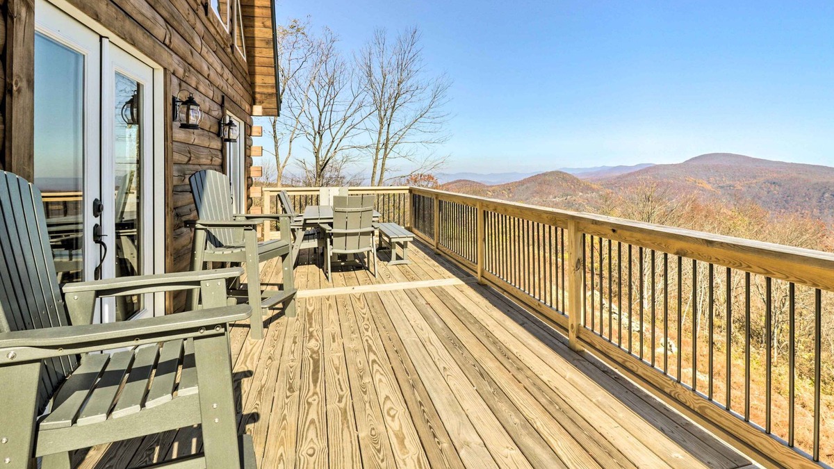 Dyke Cabin | Peaceful Free Union Cabin w/Deck & Mtn Views