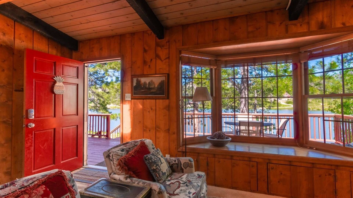 Westcreek House | Peaceful Lakefront Mountain House with Mountain Views in Westcreek CO, Wifi, Grill, Pets with Fee
