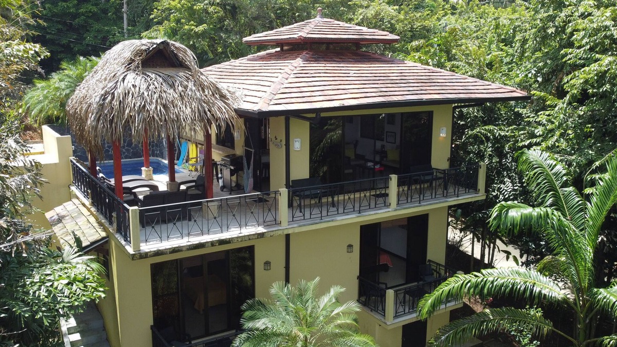 Dominicalito Villa | Peaceful Ocean View Villa - ocean and jungle views. walk to beach and waterfall