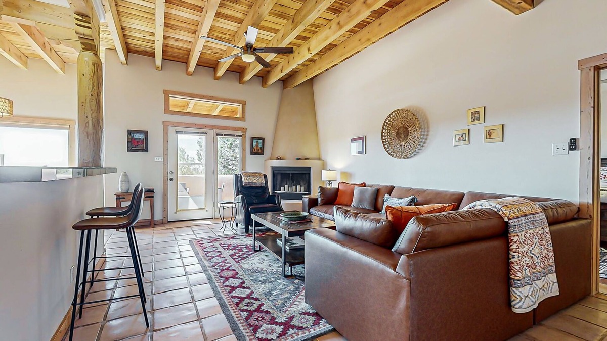 Eldorado at Santa Fe House | Peaceful retreat with enclosed patio, incredible views and night skies