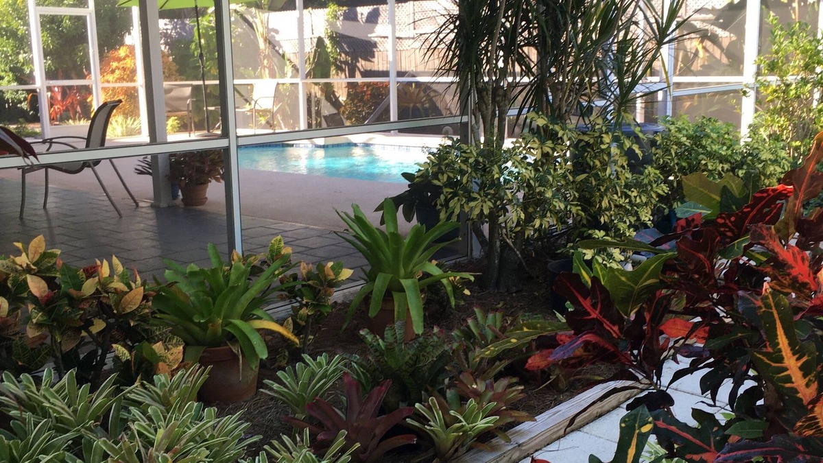 Venice Gardens House | Peaceful South Venice Home in Tropical Garden Setting.
