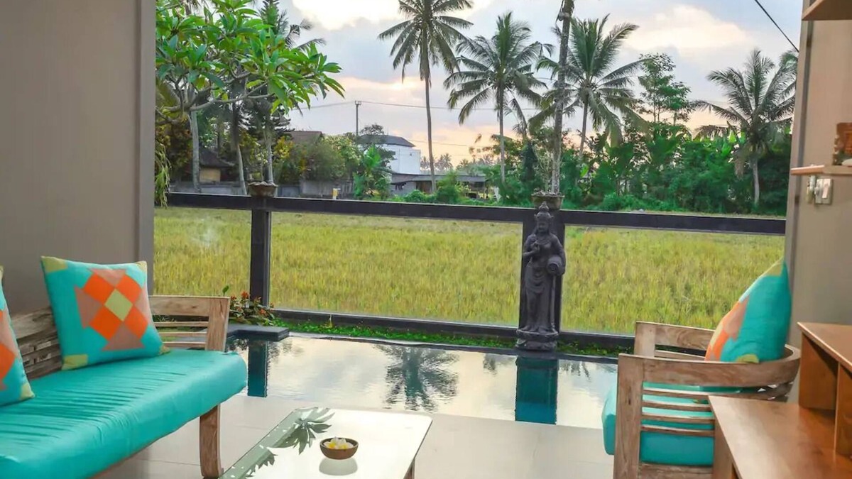 Pejeng Kawan Villa | Peaceful, Sunny, Rice paddies Ubud 2Br @Alisann