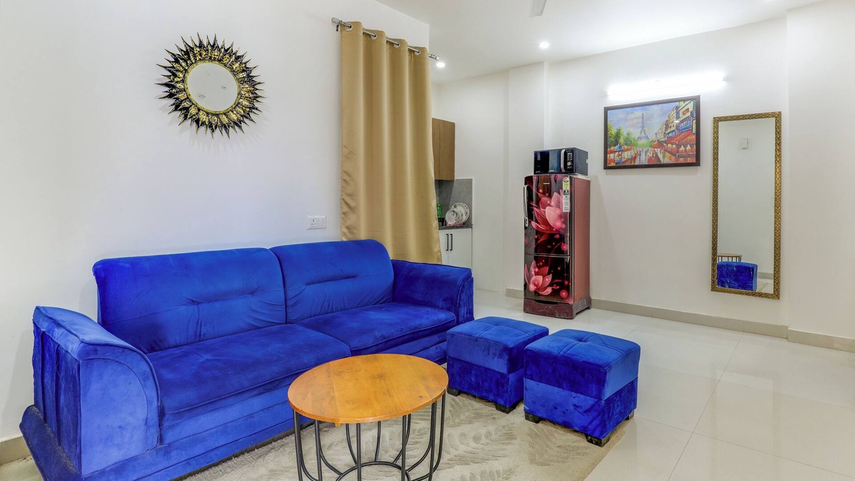 South West Apartment | Peacefulhuts 1BHK near IGI International Airport Delhi
