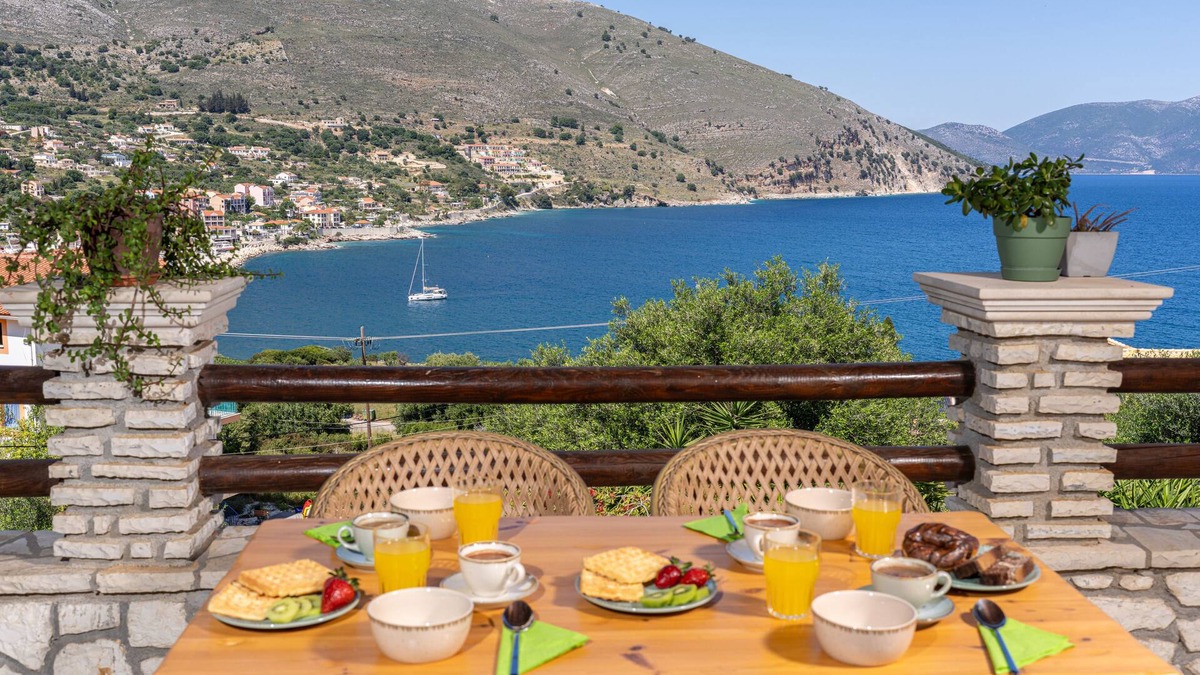 Agia Efimia Apartment | Penelope - Luxury Stone Apartments with stunning view