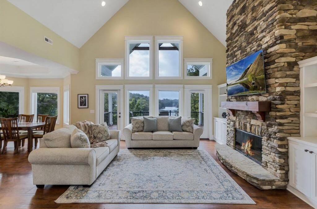 West Union House | Peninsula Rd - Sunset View Over Lake Keowee