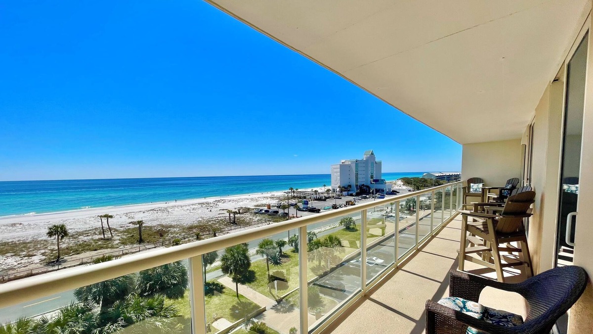 Villa Sabine Condo | Pensacola Beach Condo, Sabine 6E- Beach View from every room!