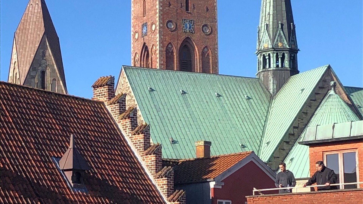 Ribe Apartment | Penthouse 50 meters from the old town hall