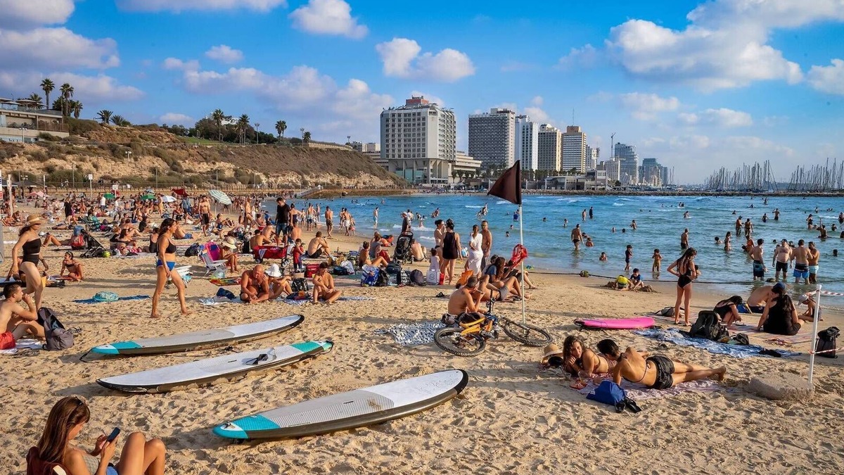 Netanya Apartment | Penthouse 6 Personnes Kikar Netanya 500 Mètres de la Plage