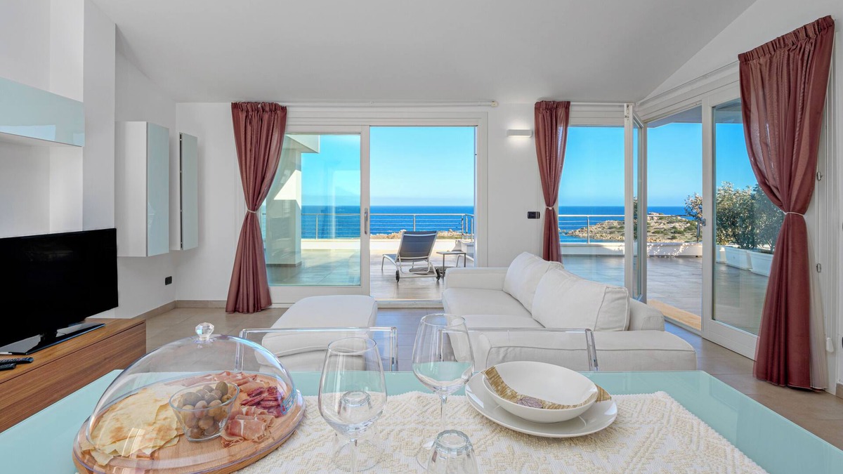 Golfo Aranci Apartment | Penthouse Apartment 12A in Villa Marconi with Sea View & Panoramic Sun Terrace