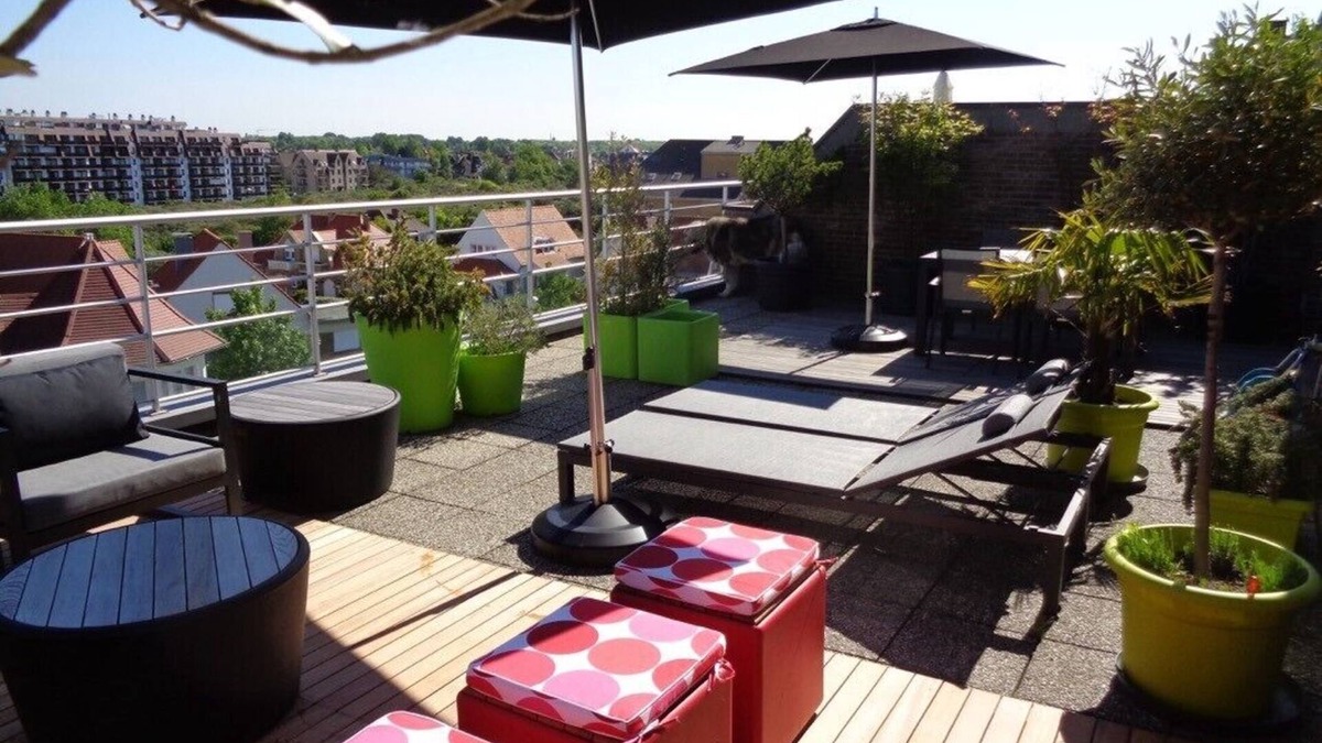 Koksijde-Bad Apartment | Penthouse Avec Superbes Grandes Terrasses