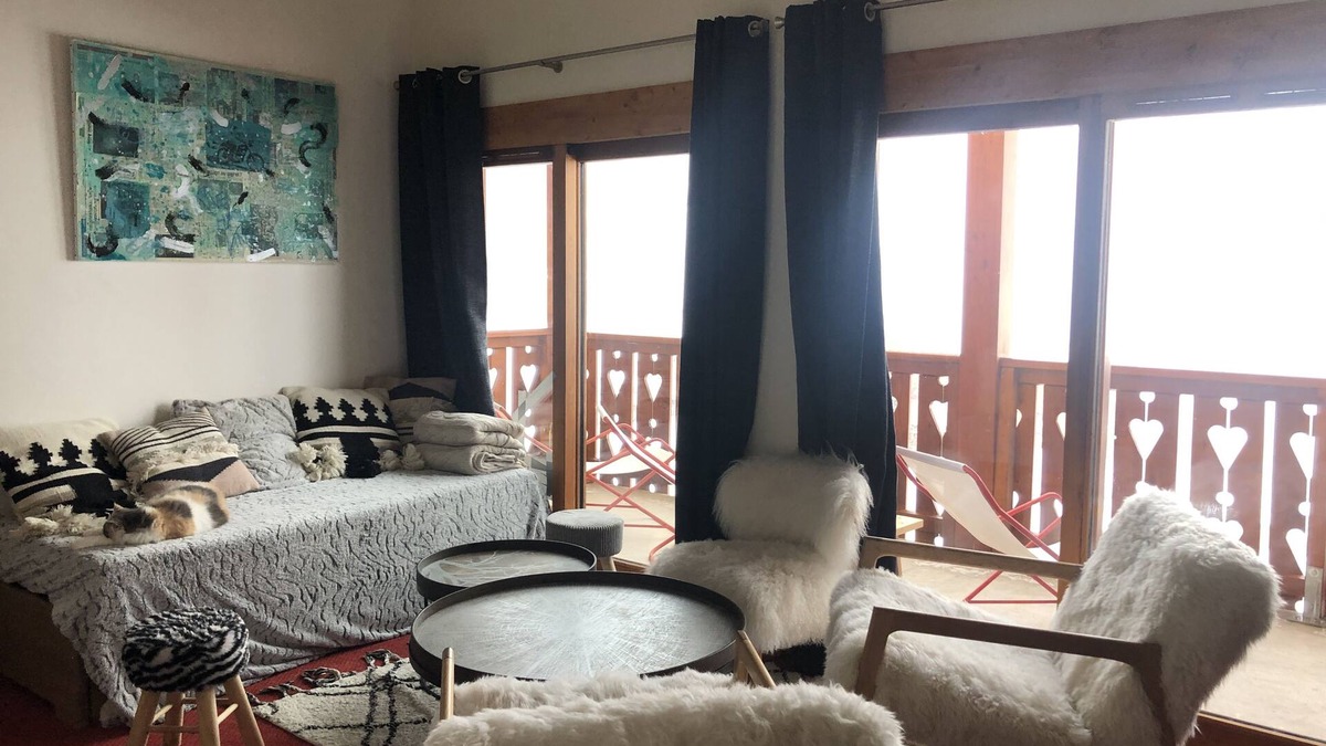 Risoul Apartment | Penthouse "Bond007" 120m2 Swimming pool Sauna Antares 4 *