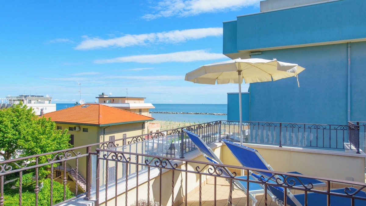Viserbella Apartment | Penthouse in Viserba, with terrace overlooking the sea, with fantastic panorama.