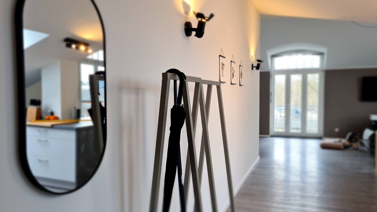 Wildau Villa | Penthouse in Waterfront Villa Including Wifi Parking Balcony Netflix