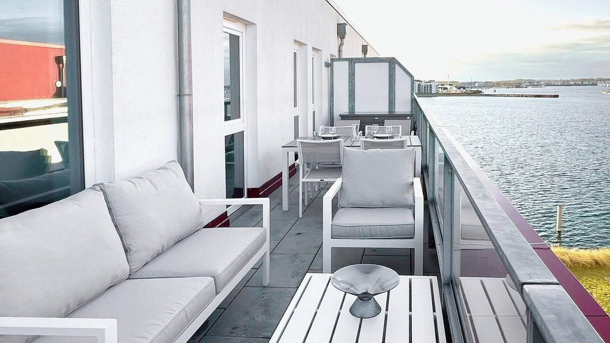 Sieseby Apartment | Penthouse Olpenitz Living - sea view, sauna, elevator, underground parking space