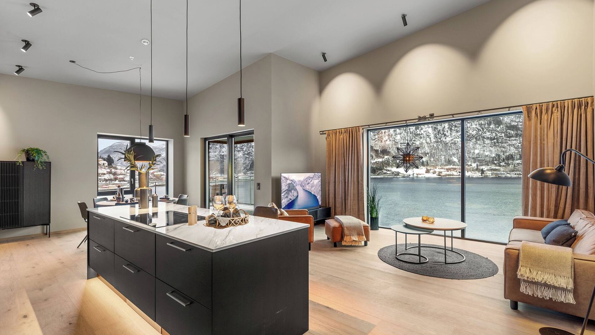Sogndal Apartment | Penthouse with amazing fjord view