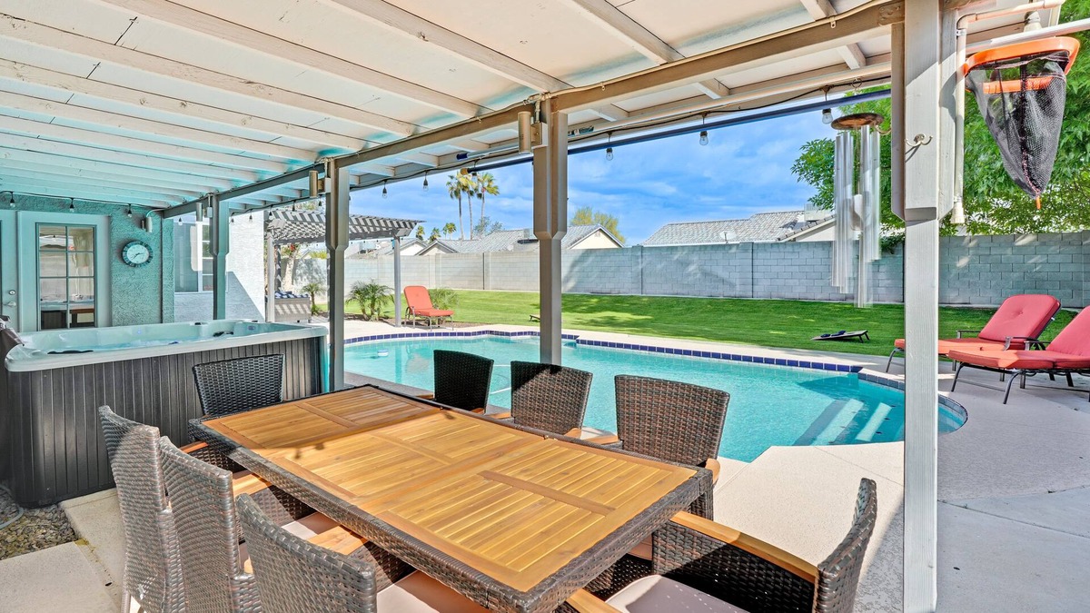 Peoria House | Peoria Home w/Private Pool, Hot Tub, & Gas Grill!