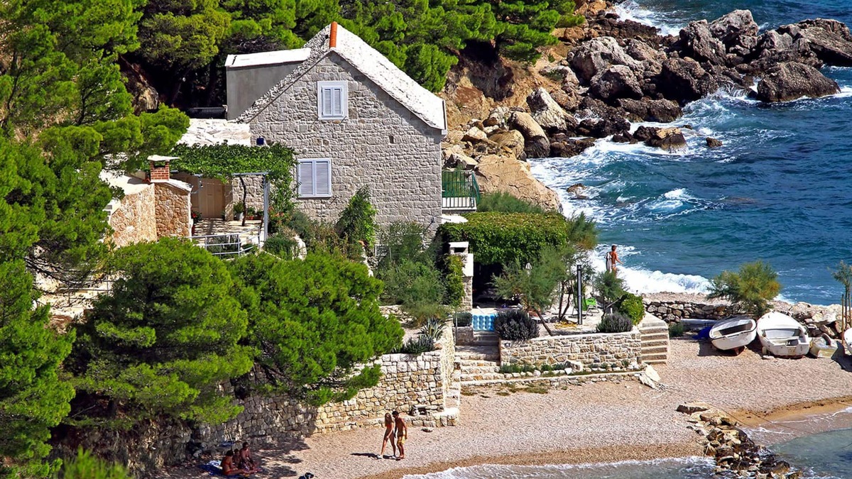 Marusici Apartment | Perfect Beachfront Holiday In a Secluded Traditional Stone House With Pool