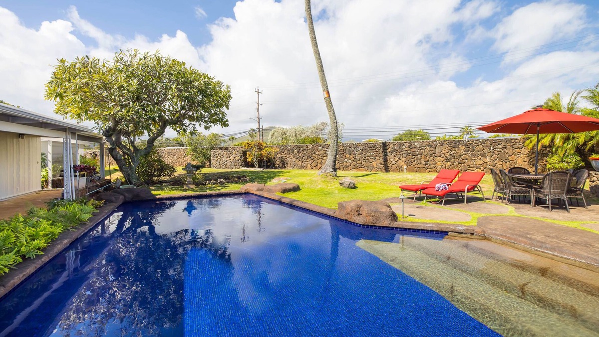 Kailua House | Perfect Kailua Vacation at Ka Hale Lai-House of Serenity-pool and spa.