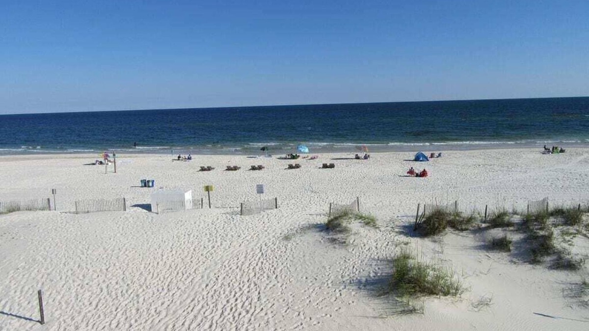 Ono Island Condo | PERFECT LOCATION FOR UNCROWED BEACH LOVERS! HEATED POOL. 50 STEPS TO THE BEACH!