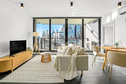 Docklands Apartment | Perfect Melbourne CBD Apt on La Trobe with parking