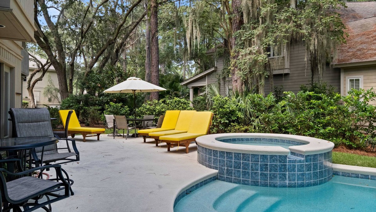 Heritage Woods House | Perfect Sea Pines location with spectacular pool and spa!
