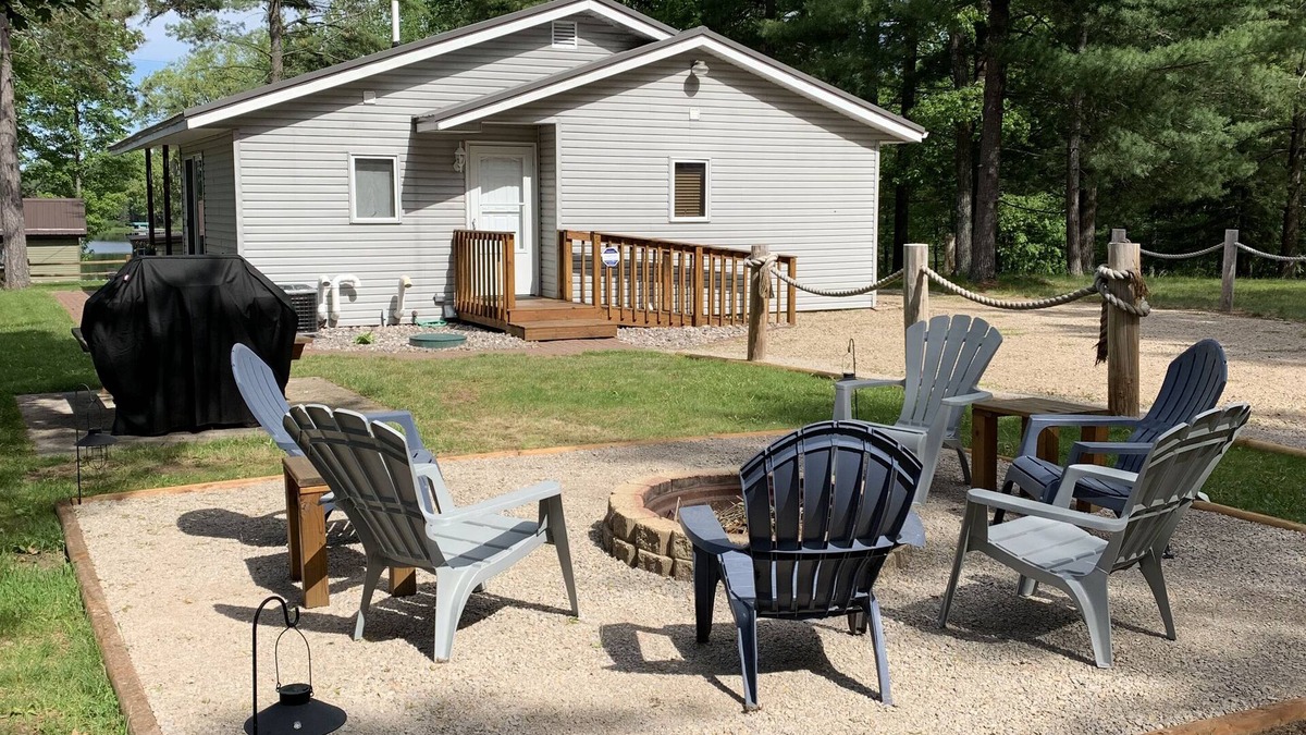 Crivitz Cottage | Perfect Summer Vacation Spot - Lake View, Boat Dock, Beach Area - 3 Bdrm, 2 Bath