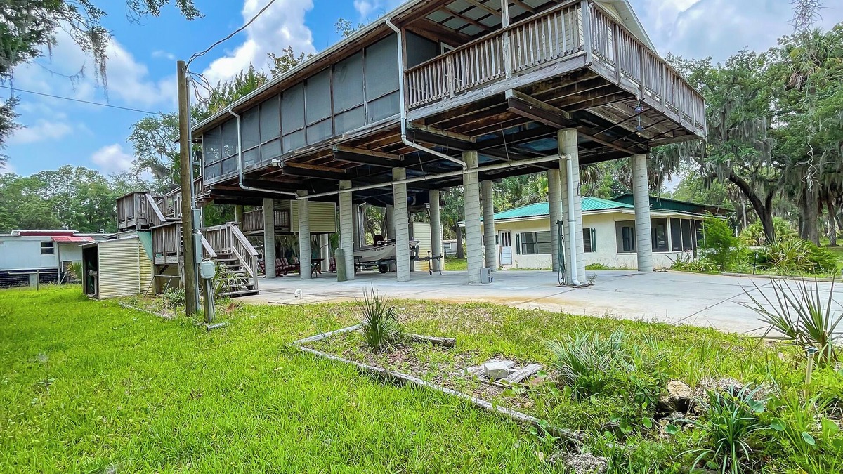 Suwannee House | Perfect Suwannee Getaway! Steps from the water with Elevator!