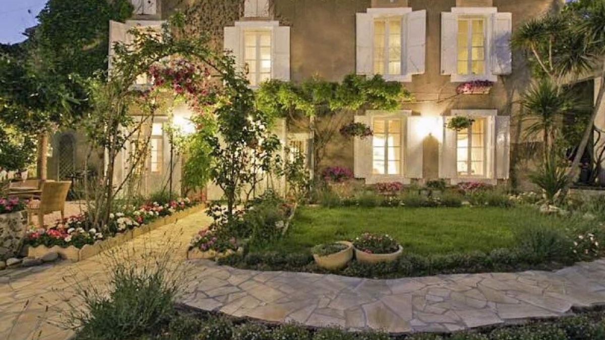 Olonzac House | Period village House with heated pool all year and Enclosed Mediterranean Garden