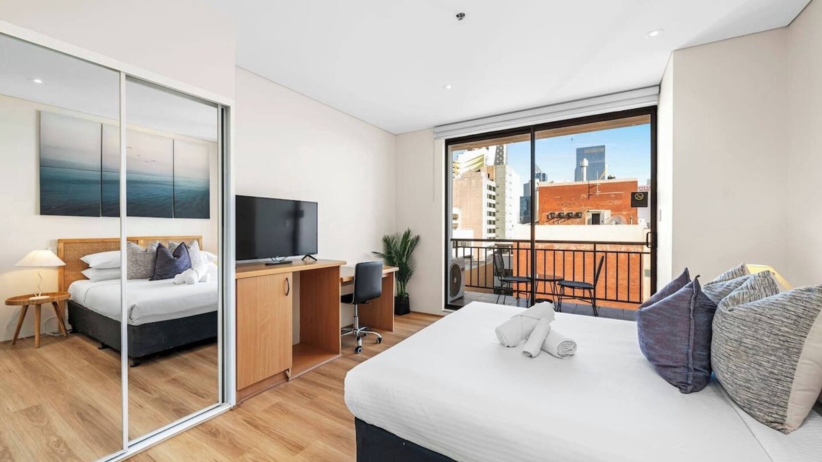 Northbridge Apartment | Perth City Retreat: Victoria Ave 1BR Apt