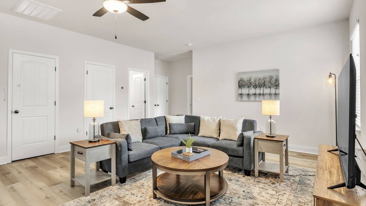 Greer House | Pet-Friendly 2BR Greer Home, King Beds & Fire Pit