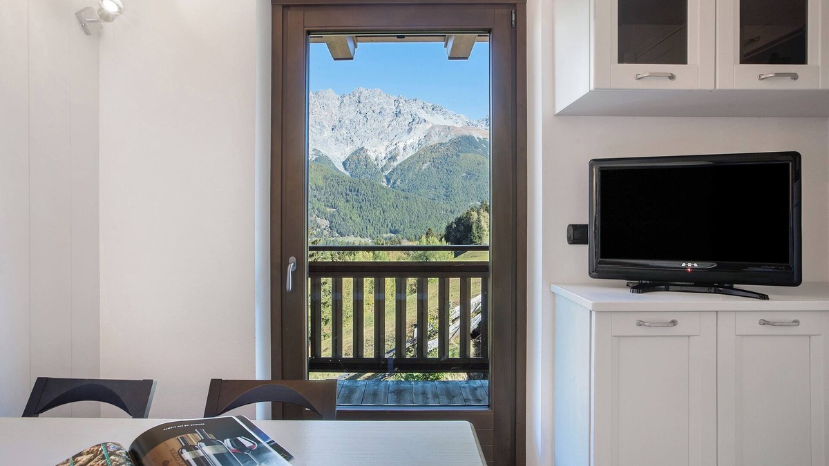 Valdisotto Apartment | Pet-Friendly Apartment Silvia with Mountain View & Balcony