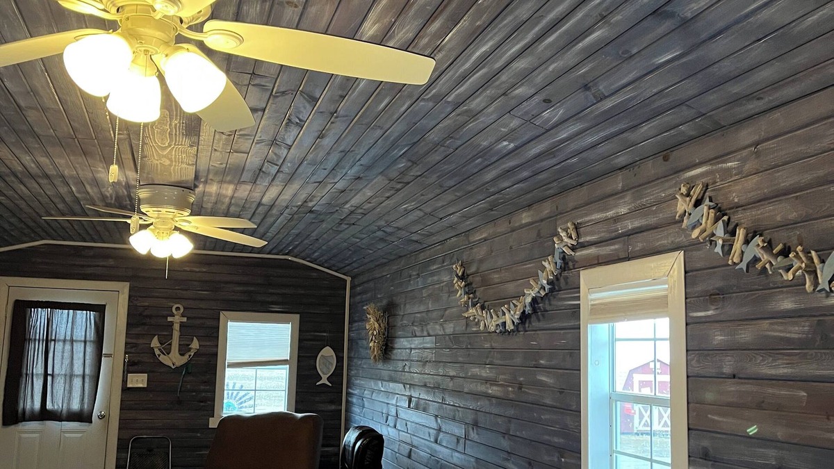 Russell County Cabin | Pet friendly cabin w/ bathroom, WiFi and Heat/AC in ART town Lucas. Lake nearby.
