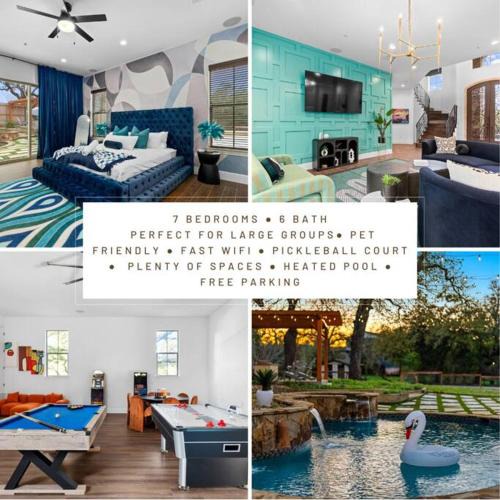 River Ridge House | Pet friendly Retreat in Austin with Pool-Backyard