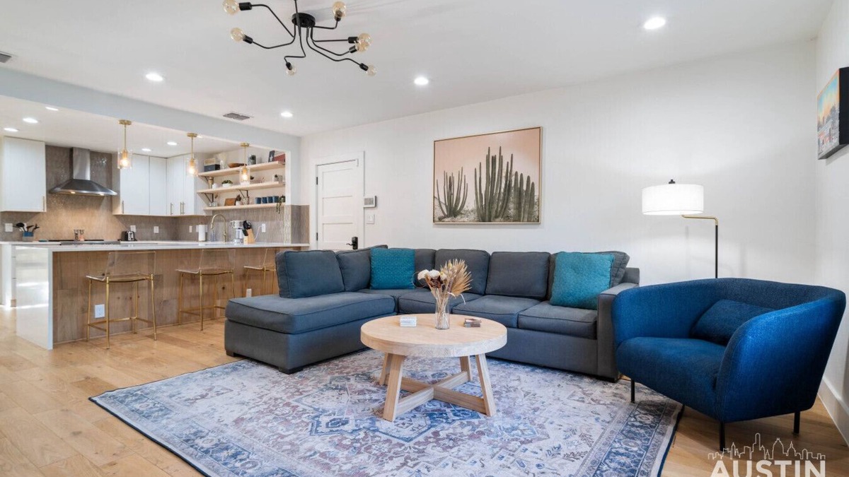 Westgate House | Pet-Friendly S Austin MidMod w Yard, EV, Firepit, Near Austin Fun & Food!