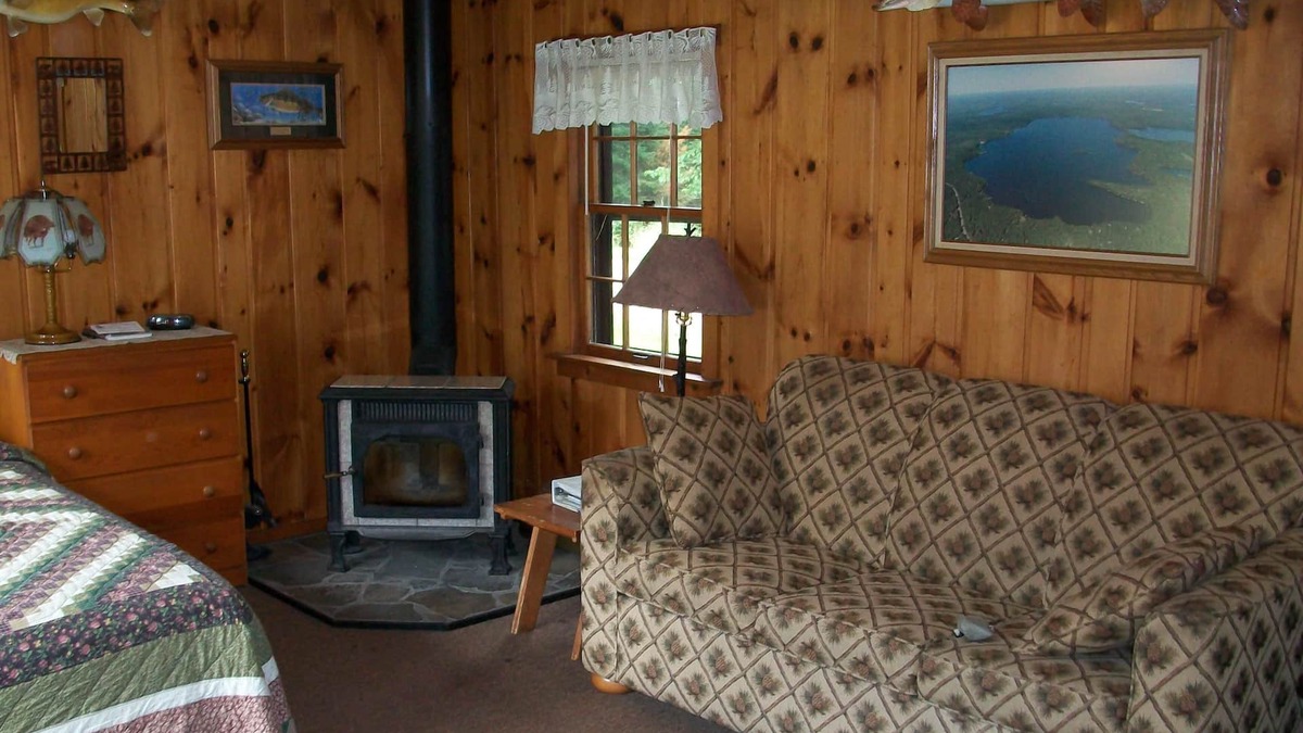 St Germain Cabin | Pet-Friendly Studio With Fireplace And Air-Conditioning