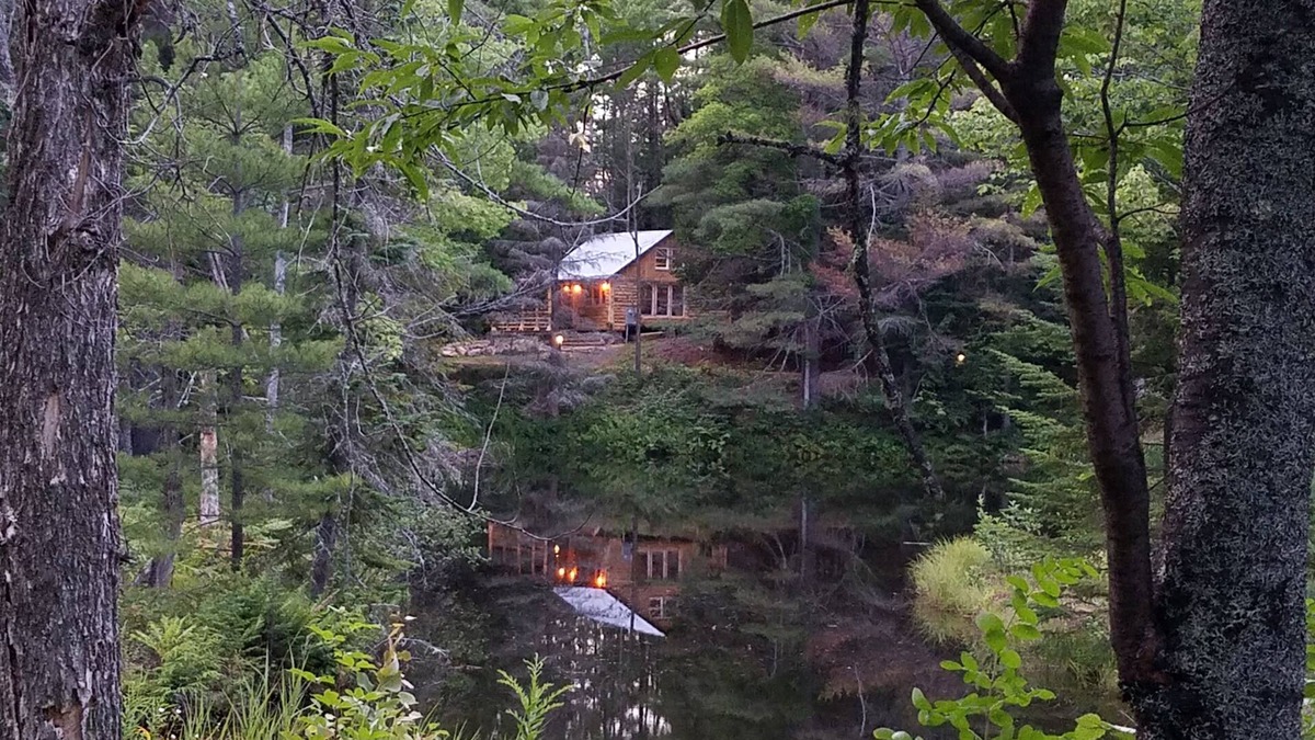 North Creek Cabin | PET-FRIENDLY - Twilight Cabin a Unique Waterfront Log Cabin