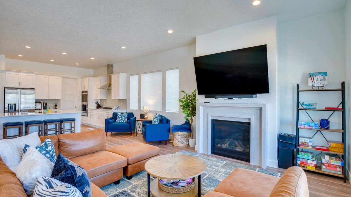 Heber House | Pet-Friendly Utah Abode - Fireplace, Patio & Grill