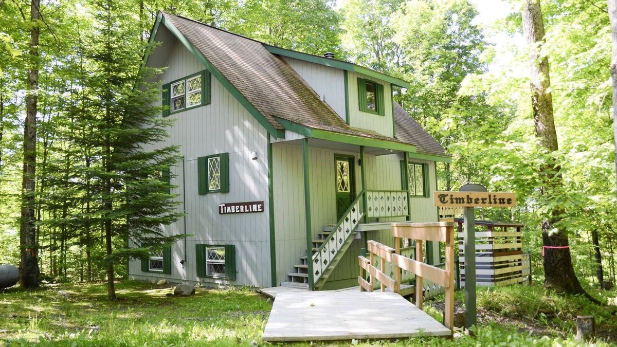 Stambaugh Ski Chalet | Picturesque, clean, roomy chalet with great views and a hot tub